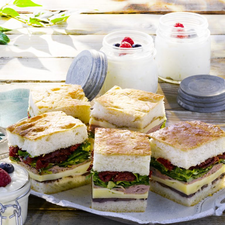 Lakeview Farms Rice Pudding Brandt Roast Beef Pressed Sandwich and Lakeview Rice Pudding – Brandt Meats