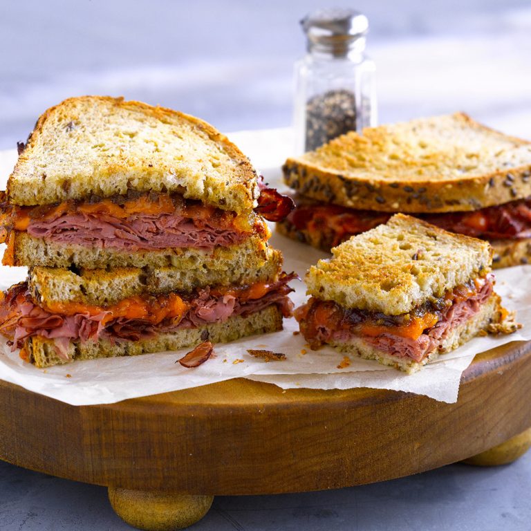 Corned Beef Grilled Cheese Brandt Meats