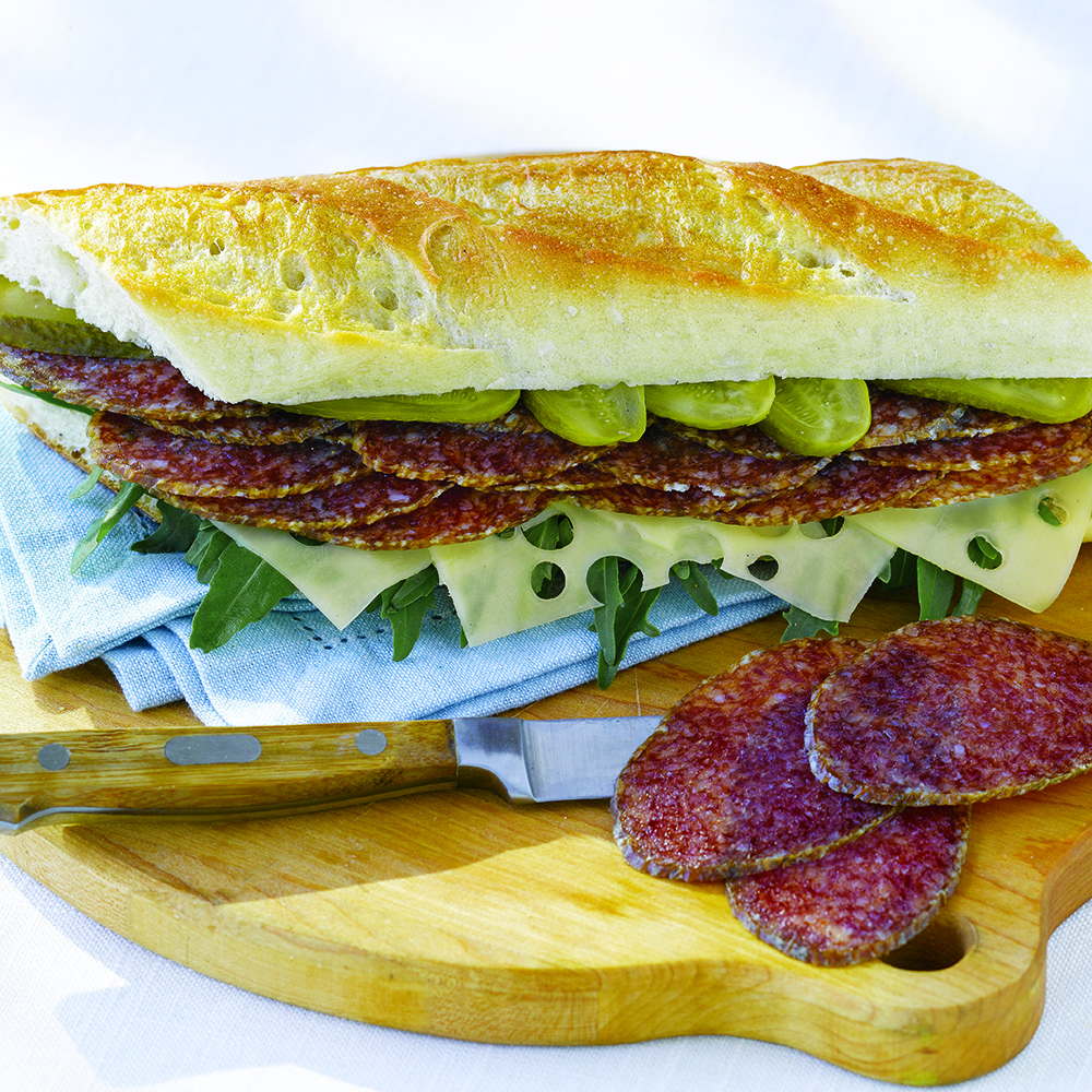 Gourmet Pick Salami Sandwich