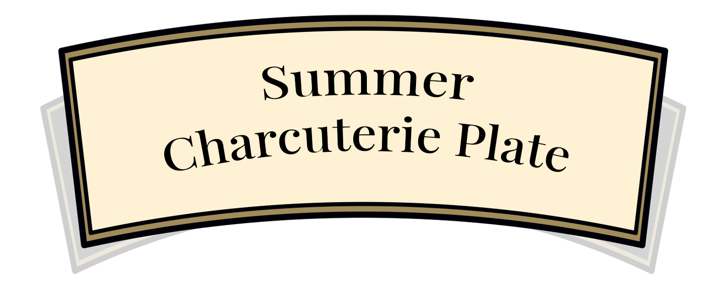 Summer Charcuterie Plate Tag