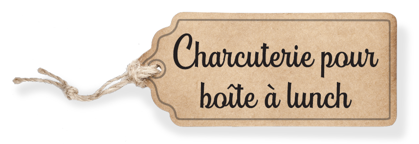 Charcuterie pour boîte à lunch